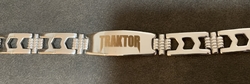 TRAKTOR TR náramek ocelový + logo