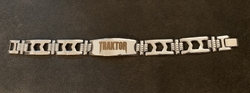 TRAKTOR TR náramek ocelový + logo