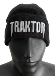 Čepice zimní hladká LOGO GREY
